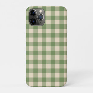 Avocado Green Cotvoordcore Gingham Check Pset Case-Mate iPhone Case