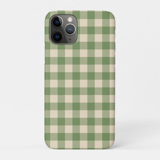 Avocado Green Cotvoordcore Gingham Check Pset Case-Mate iPhone Case (Achterkant)