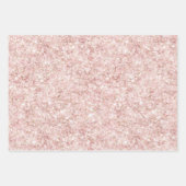 Avocado Green Glitter Pink Cream Gold Birthday Inpakpapier Vel (Voorkant 2)