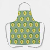 Avocado Green Guacamole 4Alex All-Over Print Schor Schort (Voorkant)