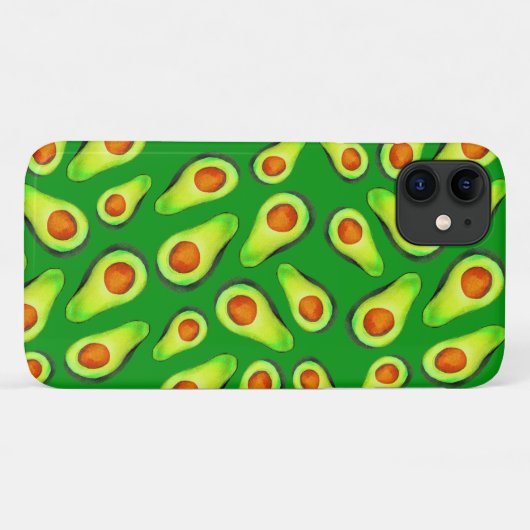 Avocado green health fruit foom Case-Mate iPhone case (Achterkant (horizontaal))