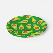 Avocado green health fruit foom papieren bordje (Gekanteld)