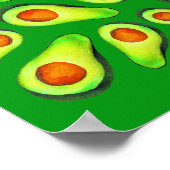 Avocado green health fruit foom poster (Hoek)