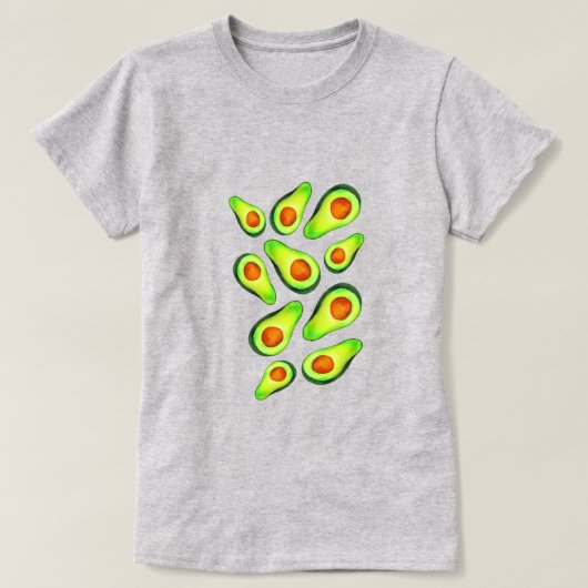 Avocado green health fruit foom t-shirt (Design voorkant)