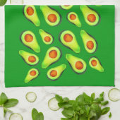 Avocado green health fruit foom theedoek (Gevouwen)