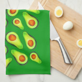 Avocado green health fruit foom theedoek (Quarter Fold)