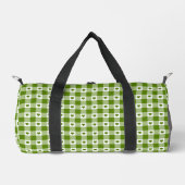 Avocado Green Heart Plaid Gingham Retro Color Plunjezak (Voorkant)