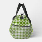 Avocado Green Heart Plaid Gingham Retro Color Plunjezak (Rechts)