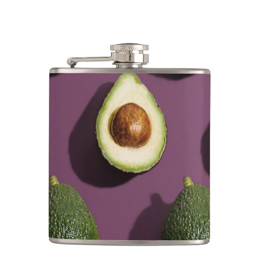 Avocado Green Paars Heupfles (Voorkant)