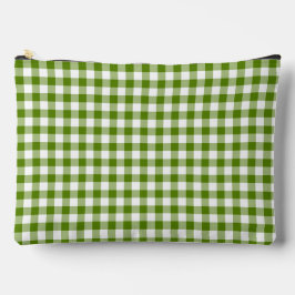 Avocado Green Plaid Gingham Retro Color Etui