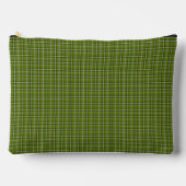 Avocado Green Plaid Windowpane Pattern Retro Etui (Voorkant)