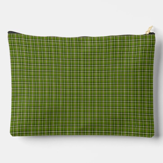 Avocado Green Plaid Windowpane Pattern Retro Etui (Achterkant)