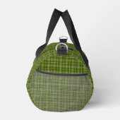 Avocado Green Plaid Windowpane Pattern Retro Plunjezak (Rechts)