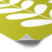 Avocado Green Plant Retro Mid Century Wall Art Poster (Hoek)