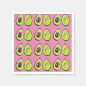 Avocado Green Vegan Foodie Vegeterian Foodie Servet (Voorkant)