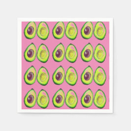 Avocado Green Vegan Foodie Vegeterian Foodie Servet