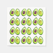 Avocado Green Vegan Foodie Vegeterian Foodie Servet (Voorkant)