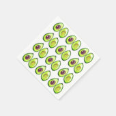 Avocado Green Vegan Foodie Vegeterian Foodie Servet (Hoek)