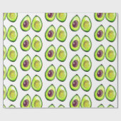 Avocado Green Vegan Foodie Vegeterian Foodie Wrapp Cadeaupapier (Vlak)