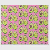 Avocado Green Vegan Foodie Vegeterian Foodie Wrapp Cadeaupapier (Vlak)