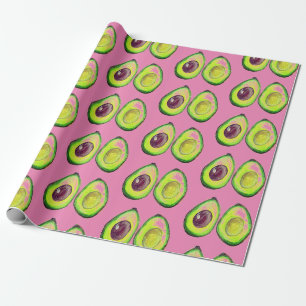 Avocado Green Vegan Foodie Vegeterian Foodie Wrapp Cadeaupapier