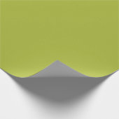 Avocado Green Wrapping Paper Cadeaupapier (Hoek)