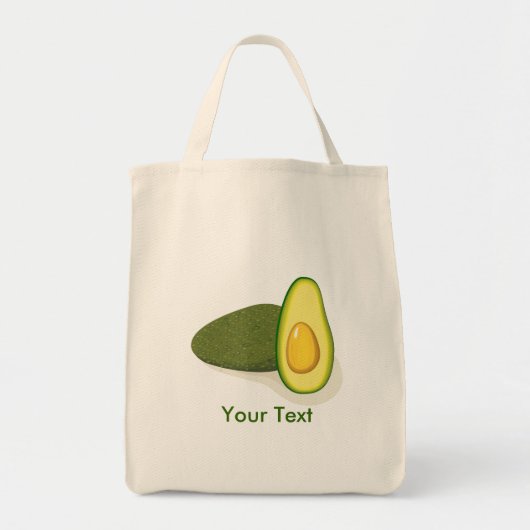 Avocado Grocery Canvas tas (Voorkant)
