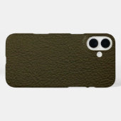 Avocado Groen Faux leer Case-Mate iPhone Case (Achterkant (horizontaal))