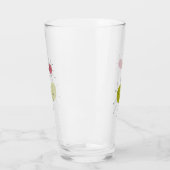 Avocado Groen Roze Franciscaan Starburst Midcentur Glas (Links)