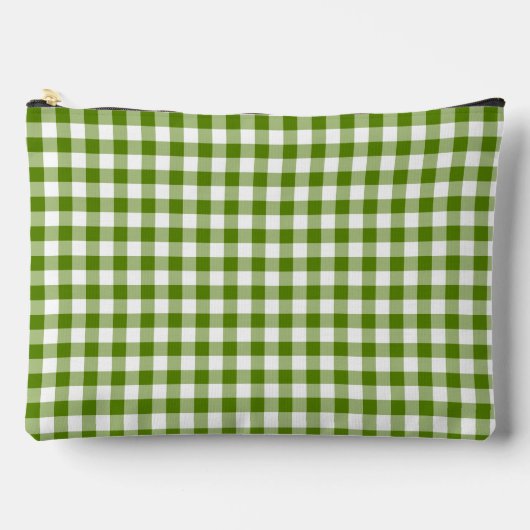 Avocado groene geruite Gingham Retro kleur Etui (Voorkant)