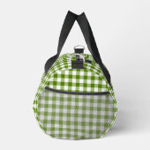 Avocado Groene Geruite Gingham Retro Kleur Plunjezak (Rechts)