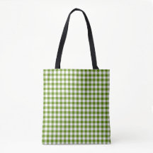 Avocado Groene Geruite Gingham Retro Kleur