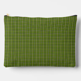 Avocado groene Guitige Ruitpatroon Retro Etui