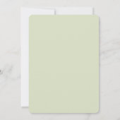 Avocado Groene Perzik Blush Orchidee Bloemen Bruil Kaart (Achterkant)
