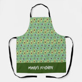 Avocado Groente Fruit Chef Keuken Schort (Voorkant)