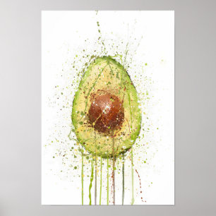 Avocado Groente Poster