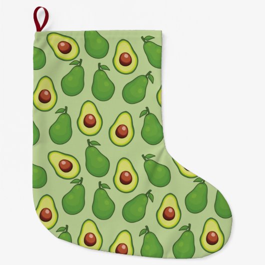 Avocado Grote Kerstsok (Voorkant)