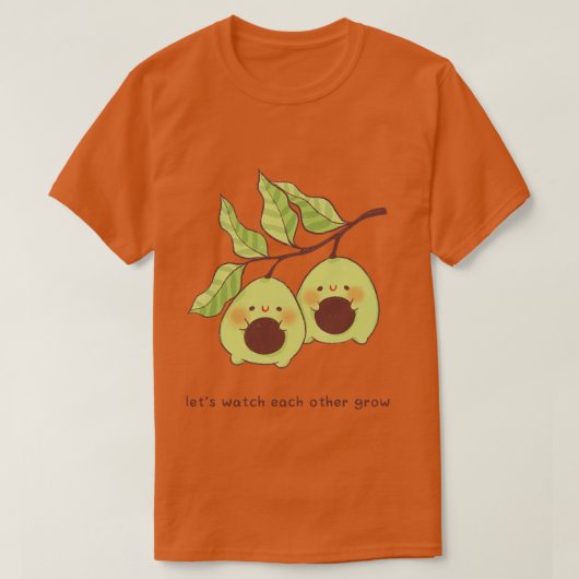 Avocado Growth T-shirt (Design voorkant)