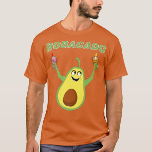 Avocado Guac Bubble Tea Boba Cups Bobacado Funny P T-shirt