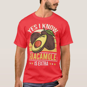 Avocado Guacamole Cinco de Mayo Vegetarian Vegan T-shirt