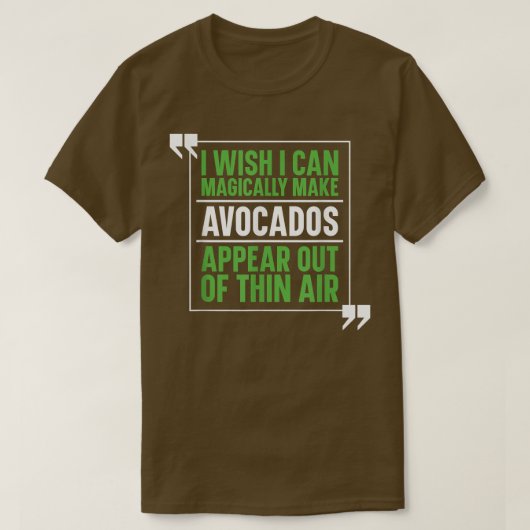 Avocado Guacamole Costume  Magical Avocado Lover  T-shirt (Design voorkant)