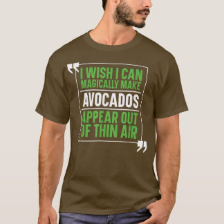 Avocado Guacamole Costume Magical Avocado Lover T-shirt