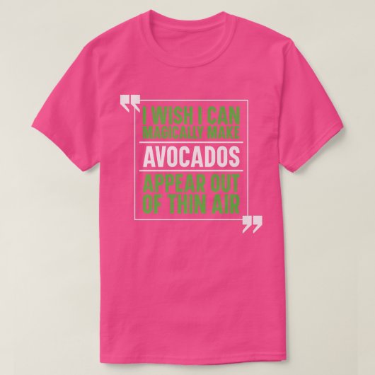 Avocado Guacamole Costume Magical Avocado Lover T-shirt (Design voorkant)