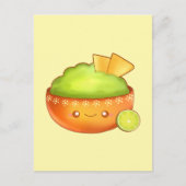 avocado guacamole en tortilla chips briefkaart (Voorkant)