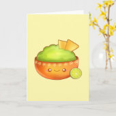 avocado guacamole en tortilla chips kaart (Gele Bloem)