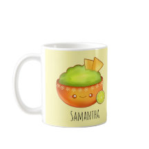 avocado guacamole en tortilla chips