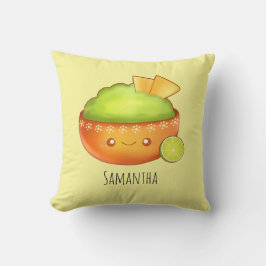 avocado guacamole en tortilla chips kussen