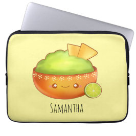 avocado guacamole en tortilla chips laptop sleeve