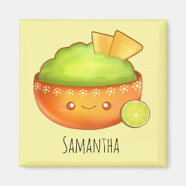 avocado guacamole en tortilla chips magneet