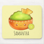 avocado guacamole en tortilla chips muismat (Voorkant)